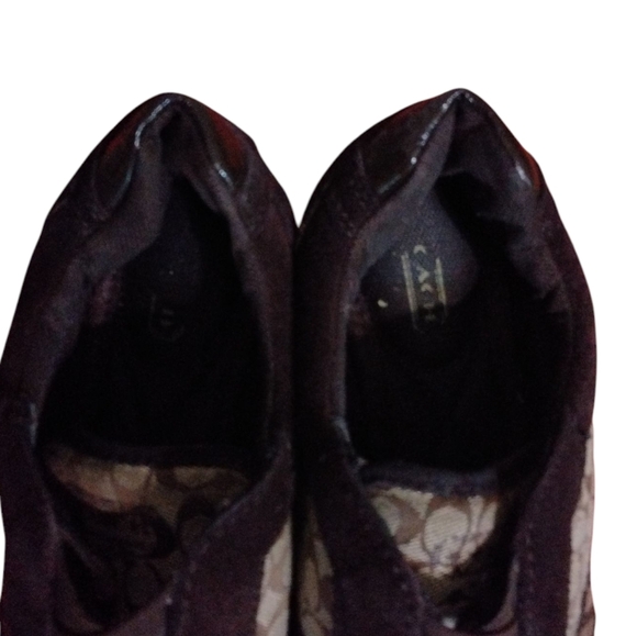 Coach Brown and Tan Sneakers - Picture 6 of 12